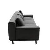 Daintree Three Seater Leather Office Commercial Lounge Sofa - Gavisco Office Furniture