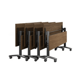 Derby Foldable Wooden Training Desk with Storage and Modesty Panel
