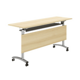Derby Foldable Wooden Training Desk with Storage and Modesty Panel