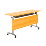 Derby Foldable Wooden Training Desk with Storage and Modesty Panel