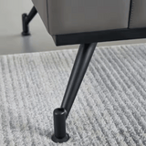 Diagonal Single Seater Leather Office Meeting Lounge Sofa - Gavisco Office Furniture