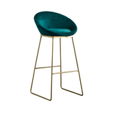 Dibs 簡約輕奢風布藝高腳吧椅