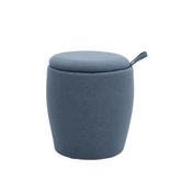 Dome Cute Fabric Lounge Stool Ottoman Pouf with Storage - Gavisco Office Furniture