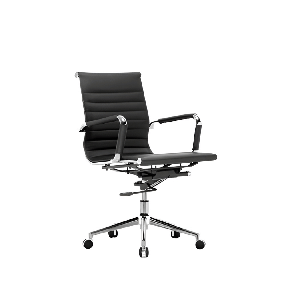 Eames-Easy Faux Leather Office Conference Meeting Chair - Gavisco Office Furniture