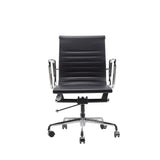 Eames-M Mid Back Leather Office Conference Meeting Chair - Gavisco Office Furniture