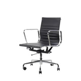 Eames-M Mid Back Leather Office Conference Meeting Chair - Gavisco Office Furniture