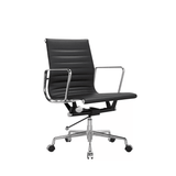 Eames-M Mid Back Leather Office Conference Meeting Chair - Gavisco Office Furniture