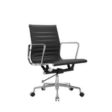 Eames-M Mid Back Leather Office Conference Meeting Chair - Gavisco Office Furniture