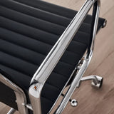 Eames-M Mid Back Leather Office Conference Meeting Chair - Gavisco Office Furniture