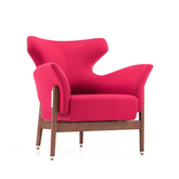 Embrace 北歐風實木布藝特色休閒椅躺椅