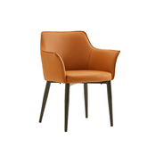 Enzo Leather Dining Room Side Armchair - Gavisco Office Furniture