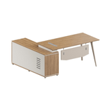 Explorer Office Executive Desk with Side Table and Storage Cabinet - Gavisco Office Furniture