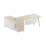 Explorer Office Executive Desk with Side Table and Storage Cabinet - Gavisco Office Furniture