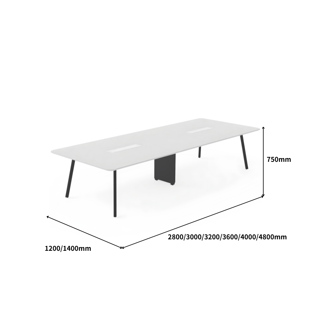 FAB Metal Frame Office Conference Meeting Table - Gavisco Office Furniture