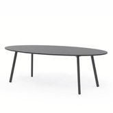 FAB Metal Frame Oval Round Conference Table