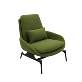 Field Modern Fabric Office Lounge Armchair with Ottoman - Gavisco Office Furniture