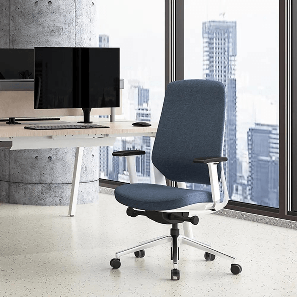 Filo-FM Mid Back Comfortable Fabric Ergonomic Office Chair - Gavisco Office Furniture