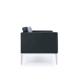 Florence Three Seater Leather Office Lounge Sofa - Gavisco Office Furniture