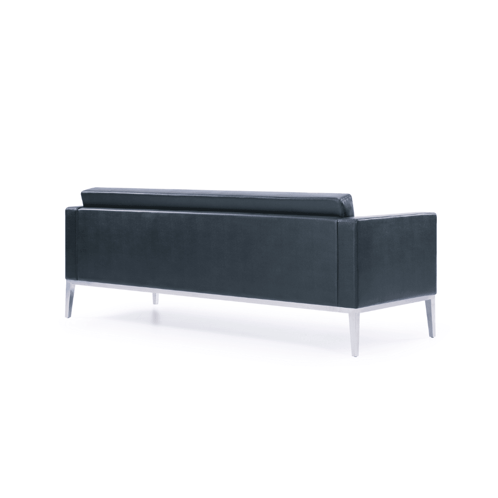 Florence Three Seater Leather Office Lounge Sofa - Gavisco Office Furniture