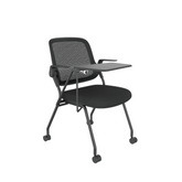 Foso-B Stackable Training Chair with Flip Armrest and Writing Board - Gavisco Office Furniture