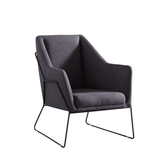 Garcia Designer Fabric Dining Room Lounge Armchair