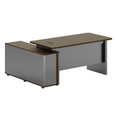 Garrison-B Executive Desk with Side Return Cabinet