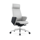 Geo High Back Genuine Leather Executive Chair - Gavisco Office Furniture