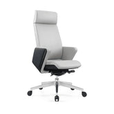 Geo High Back Genuine Leather Executive Chair - Gavisco Office Furniture