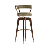 Gilmore Modern Leather Barstool Chair