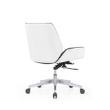 Grain-M Mid Back Bentwood Office Leather Meeting Conference Chair