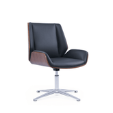 Grain-V Modern Leather Meeting Visitor Chair