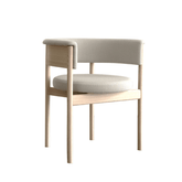 Halo 日系簡約風實木扶手餐椅