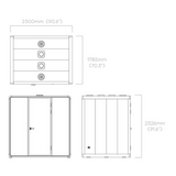 Hecor ZUM-L Office Soundproof Privacy Silence Pod for 4-Person