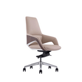 Hiram-M Mid Back Modern Luxury Office Leather Executive Conference Meeting Chair
