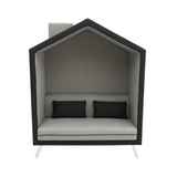 House Two Seater Acoustic Privacy High Back Fabric Lounge Sofa Booth - Gavisco Office Furniture
