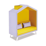 House Two Seater Acoustic Privacy High Back Fabric Lounge Sofa Booth - Gavisco Office Furniture