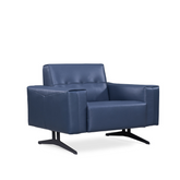 Hunter Single Seat Designer Luxury Genuine Leather Office Lounge Sofa - Gavisco Office Furniture