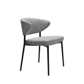Iris Minimalist Slim Fabric Dining Room Side Chair