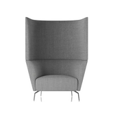 Kas Single Seater Fabric Acoustic High Back Privacy Lounge Sofa Booth - Gavisco Office Furniture