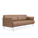 Kenneth Three Seater Genuine Leather Office Lounge Sofa - Gavisco Office Furniture