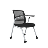 Key-B Stackable Training Chair with Lumbar Support and Writing Board - Gavisco Office Furniture
