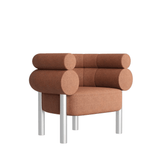 Koji Designer Circular Modern Office Fabric Lounge Armchair - Gavisco Office Furniture