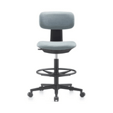 Kuppy-D Mini Swivel Office Barstool Drafting Chair with No Armrest