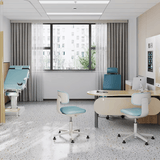 Kuppy Mini Swivel Office Chair with No Armrest