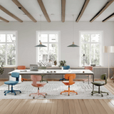 Kuppy Mini Swivel Office Chair with No Armrest