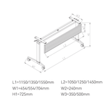 Leo Modular Training Desk Mobile Folding Table