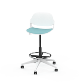 Lex Fabric Office Stool Drafting Chair - Gavisco Office Furniture
