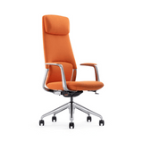 Libra 高背時尚辦公室皮革大班椅老闆椅