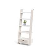 Lily-B Wooden Ladder Bookcases Magazine Rack with Drawers