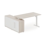 Lofty-F2E Executive Electric Standing Desk with Side Return Cabinet